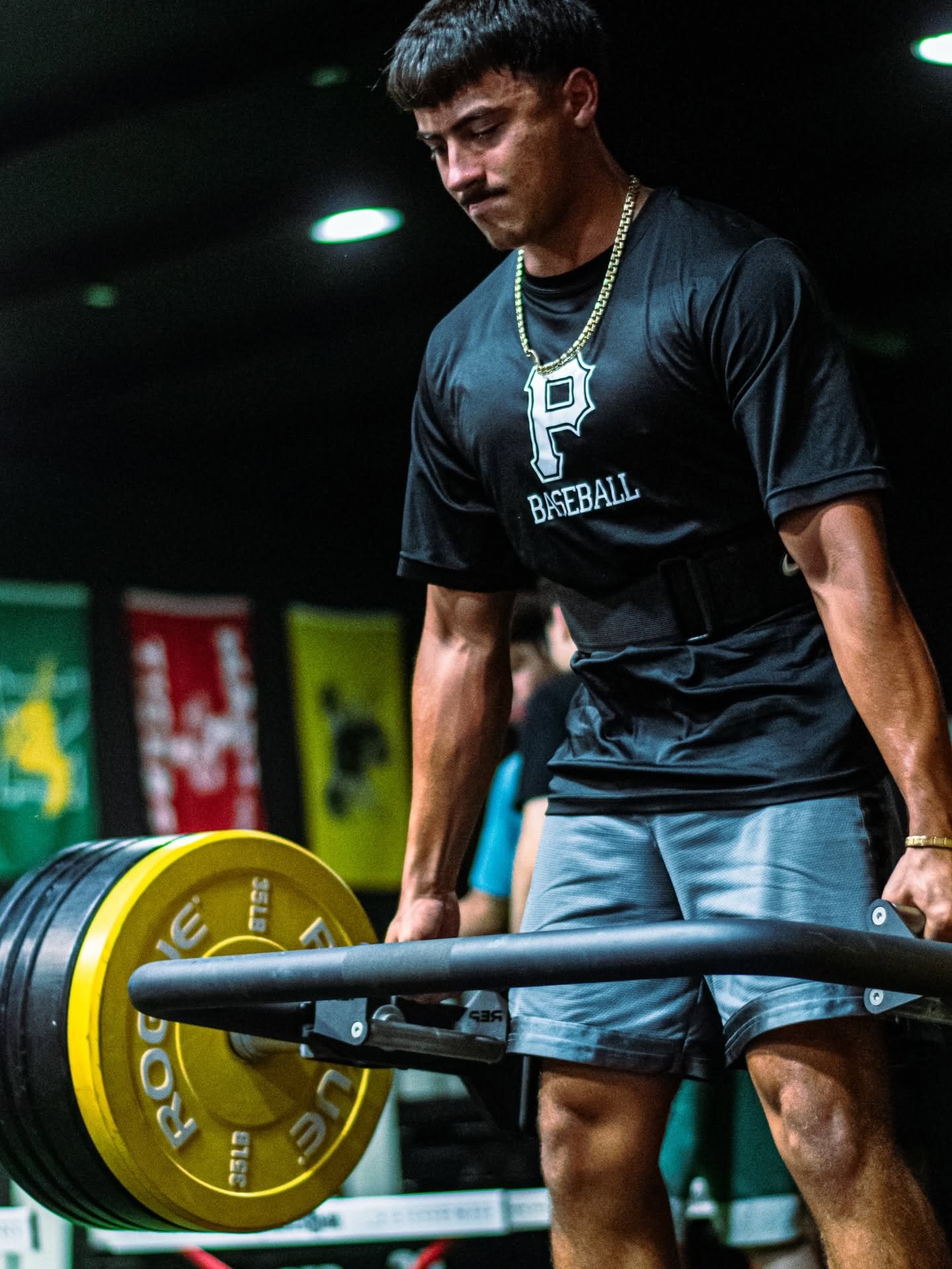 Athlete deadlifting at Rush Athletics Laredo